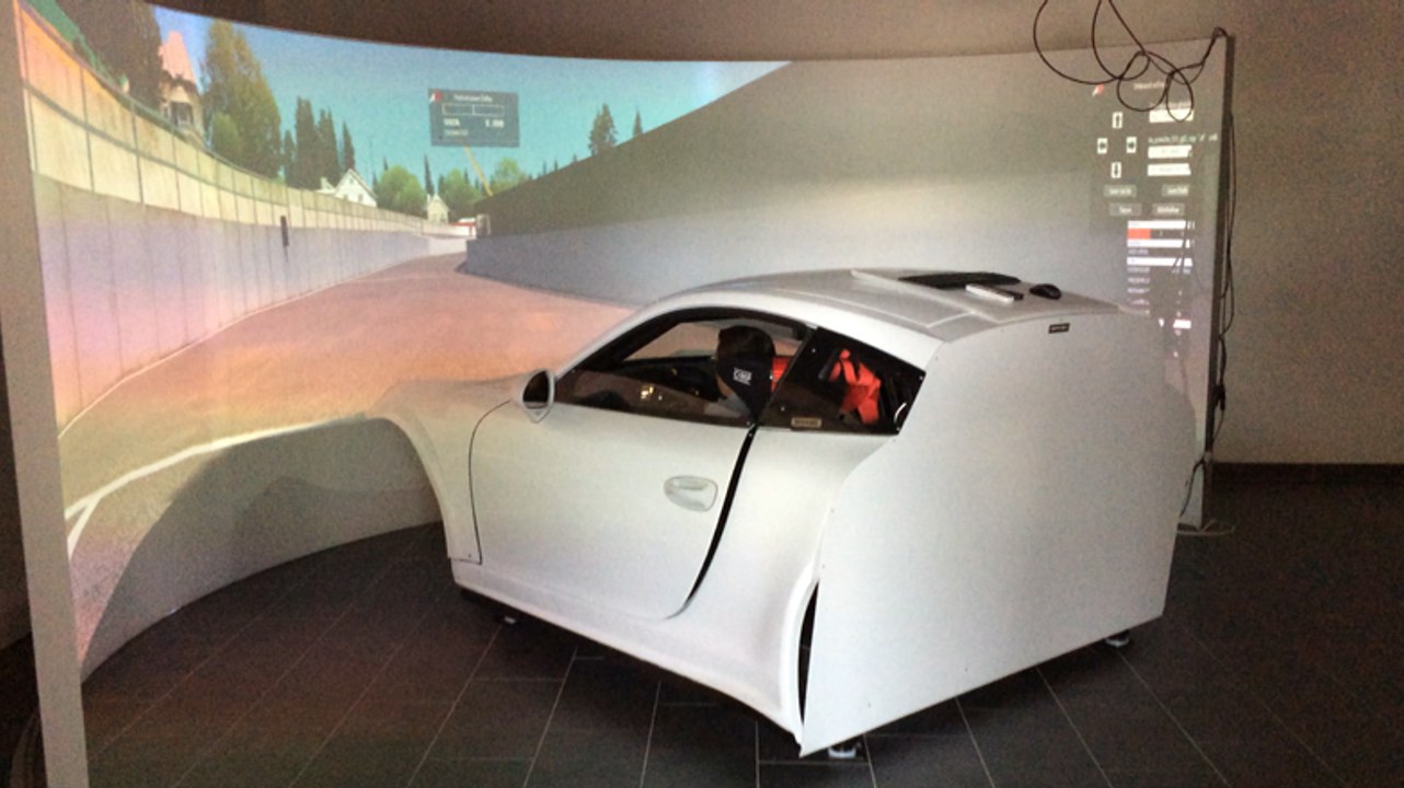 Un simulateur automobile dernière génération