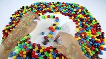 LEARN to COUNT Numbers 1-20 with M&Ms Colours Candy Peanut and Milk Chocolate
