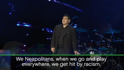 I suffered from racism in Naples - Maradona