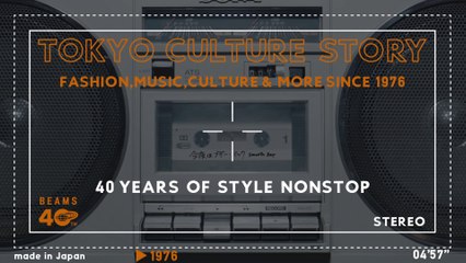 TOKYO CULTURE STORY 40 YEARS OF TOKYO FASHION & MUSIC