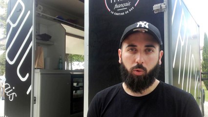 Périgueux, le 6 juillet 2017. Un food-truck à Vesunna