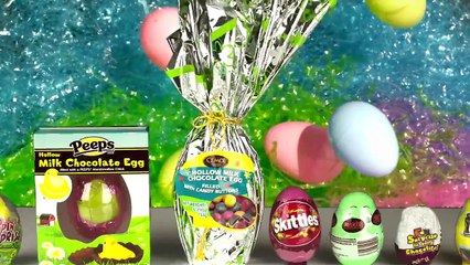 Giant Easter Egg surprise- with a lot of candy | skittles, m&m , nerds, laffy taffy and mo