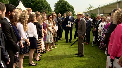 Prince Philip presents his final DoE gold ceremony