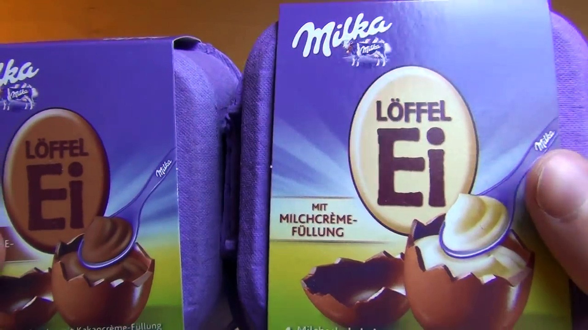 Milka Easter Cream Eggs Loffel Ei Milchcreme Kakaocreme Dailymotion Video 