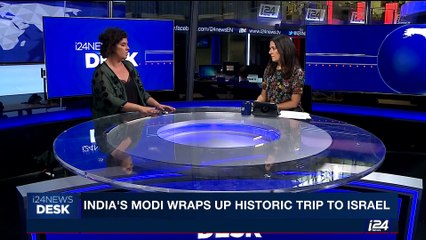 i24NEWS DESK | India' s PM Modi departs Israel after 3-day visit | Thursday, July 6th 2017