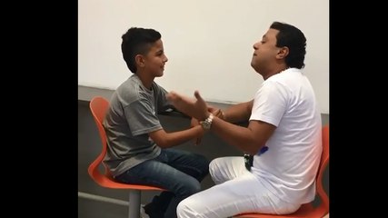 EL EMOTIVO ENCUENTRO DE RAFAEL SANTOS Y SU SOBRINO MARTINCITO