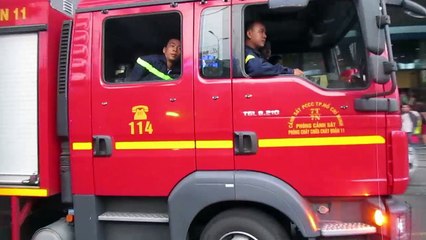 Cháy tòa nhà quận Tân Bình