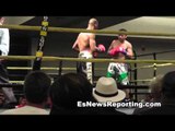 Ismayl Sillakh first Rd KO - EsNews Boxing