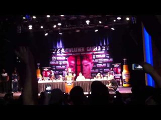 Floyd Mayweather vs Canelo Alvarez Full Press Conference Fans Get Hype
