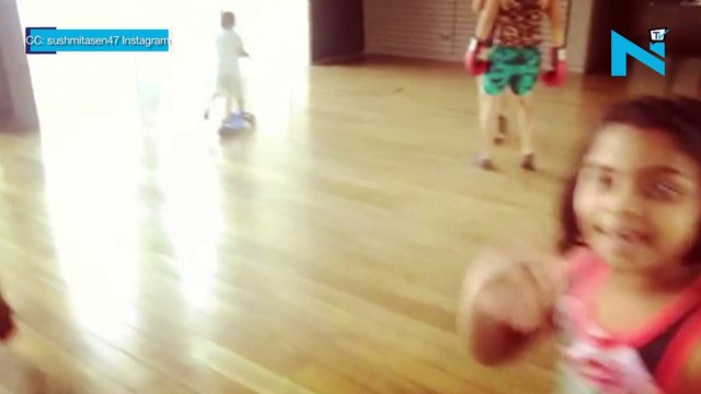 ‘Despacito’ craze: Sushmita Sen grooves with her daughters in her latest video