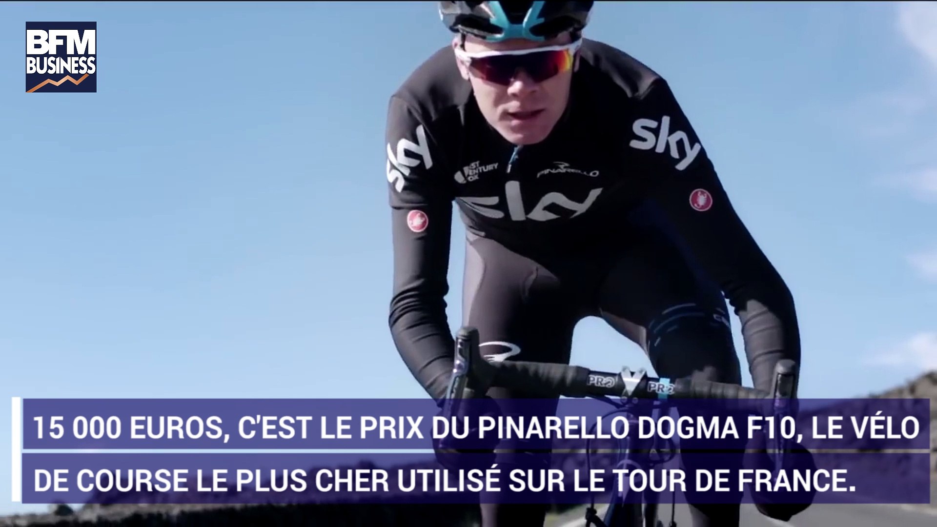 Le vélo le plus cher du Tour de France - Vidéo Dailymotion