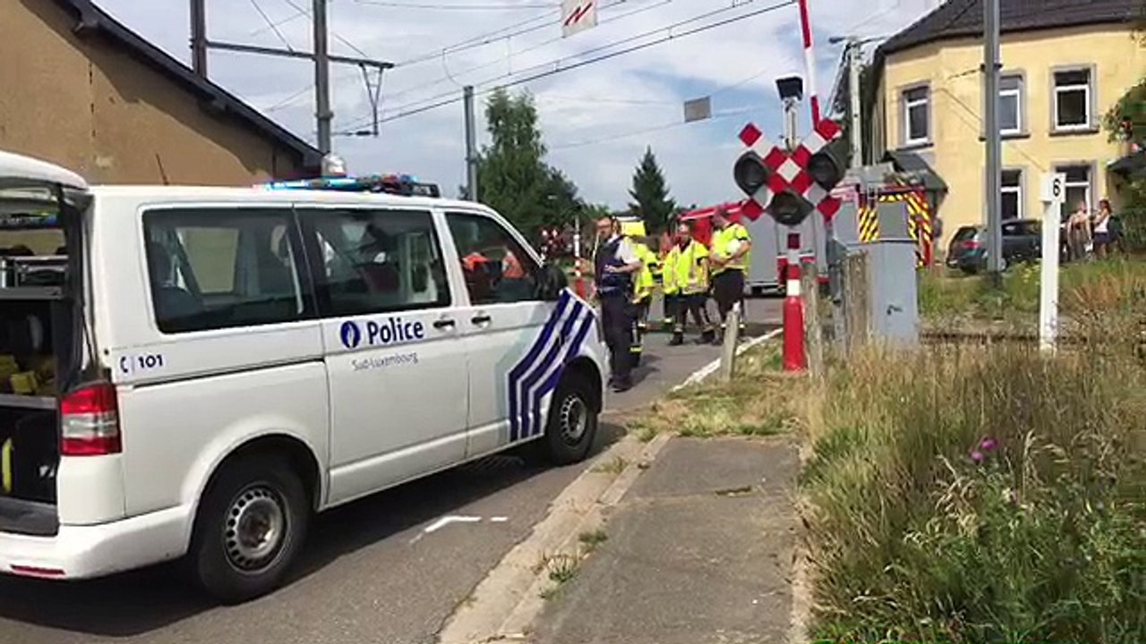 La Meuse-Luxembourg: accident de train à Turpange (Messancy)