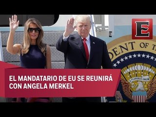Trump llega a Alemania para cumbre del G20