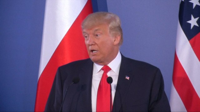 President Trump responds to the video showing him punching CNN