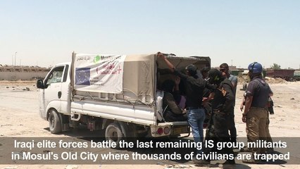 Civilians trapped as Iraq forces battle IS in Mosul