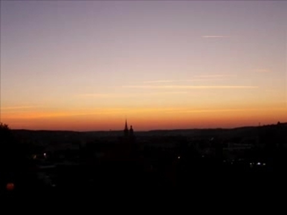 Coucher de soleil Evreux+Foret de Lyons