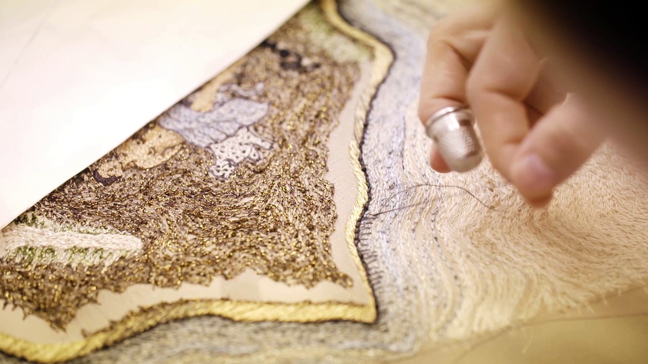 Savoir-faire Map of Tenderness défilé Dior Haute Couture automne-hiver 2017-2018