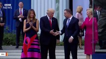 Wife Of Poland’s President Shuns Trump’s Handshake Attempt