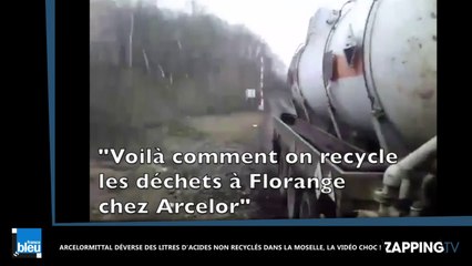 ArcelorMittal déverse des litres d’acide non recyclés dans la Moselle, la vidéo choc !