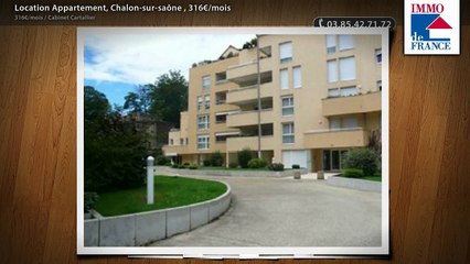 Location Appartement, Chalon-sur-saône , 316€/mois