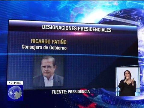Presidente Lenín Moreno mediante decreto ejecutivo designó nuevas autoridades