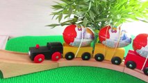Toys Vehicles and Kinder Surprise  - oy train, Toys Tractor, To