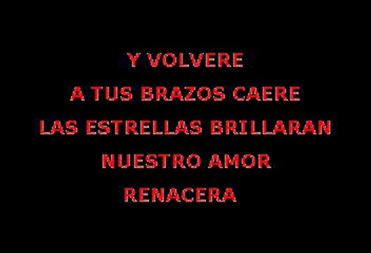 Los Angeles Negros - Y Volvere (Karaoke)