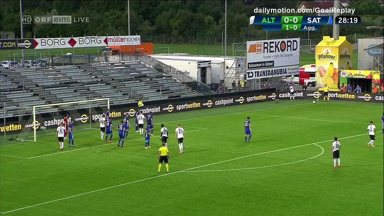 Stefan Nutz Goal SD - Altach 1 - 0 Chikhura - 06.07.2017 (Full Replay)