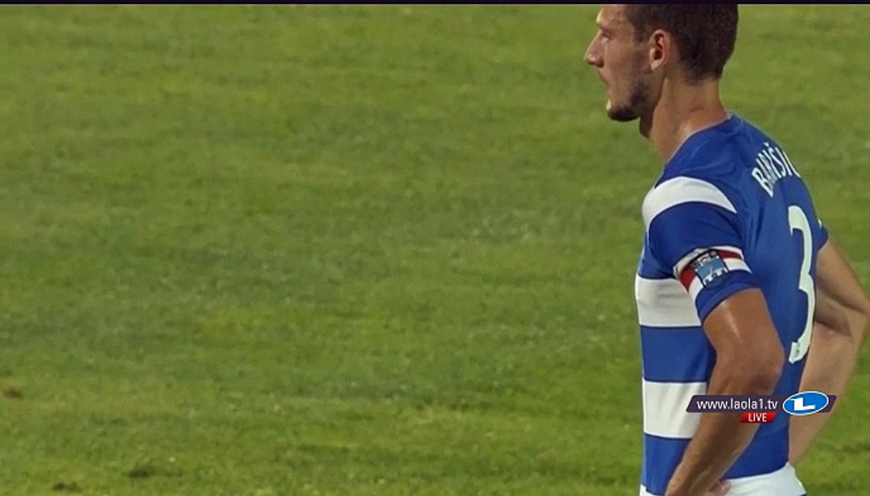 Borna Barisic (Penalty) GOAL HD - Osijek (Cro) 2-0 UE Santa Coloma (And) 06.07.2017