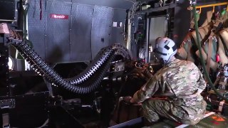 AC-130W Stinger II Gunship Live-Fire & Air Refueling Mission