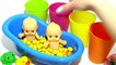 Learn Colors Baby Doll M&M's Chocolate Feeding & Bath Time with Nursery Rhymes for KIDS Children