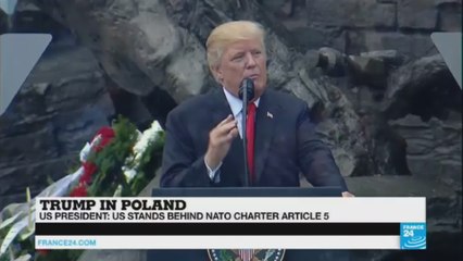 Trump affirms US support of NATO article 5