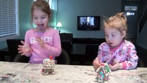 Elsa Toddler Gingerbread House Crshed! SISreviews Makes Elsa A Beautiful House & It Gets S