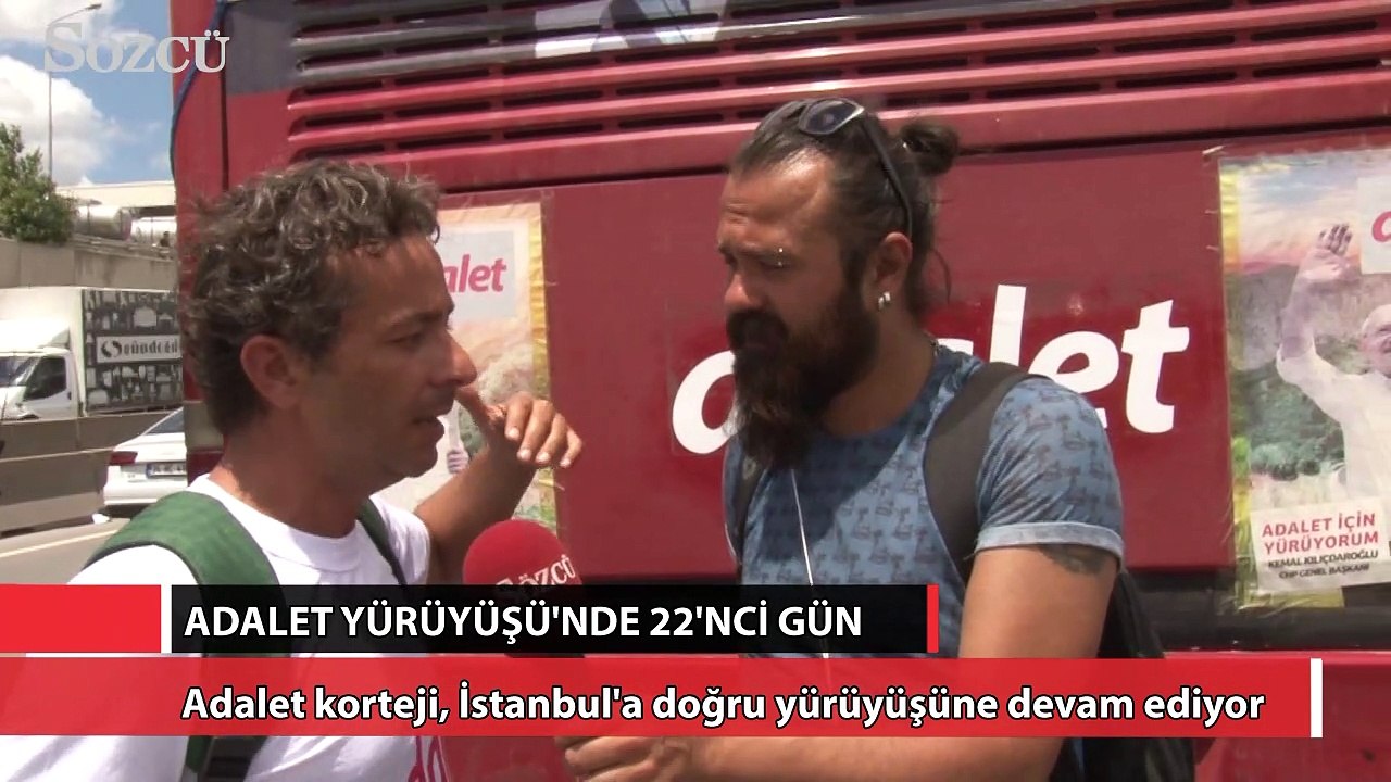 Chp istanbul milletvekilimiz Yakup Akkaya nın Adalet yürüyüşü hakkında düşünceleri