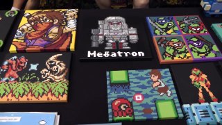 CGE 2014 The 8-Bit Artist Booth - Classic Gaming Expo