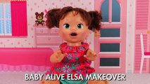 Baby Alive Frozen Elsa Makeover with Freezing Powers freezes Kylo Ren. DisneyToysFan. , Animated Movies cartoons 2017 & 2018
