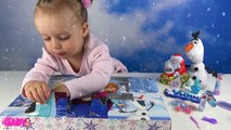 Frozen Queen Advent Calendar 24 Days of Surprise Toys Makeup Disney Elsa Anna Barbie Dolls