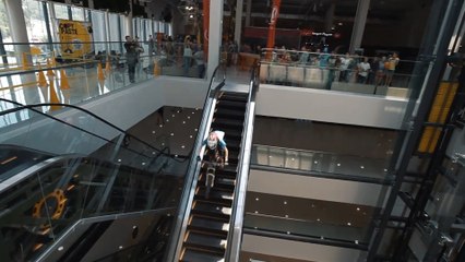 This Mountain Bike Race Was in A Russian Shopping Mall