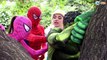 Frozen Elsa PLAYTIME OUTSIDE ! Spiderman Joker Hulk Pink Spidergirl Kids Funny Video Real Life