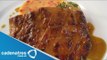 Receta para preparar carne de res con salsa de tamarindo. Salsa de tamarindo / Carne en salsa