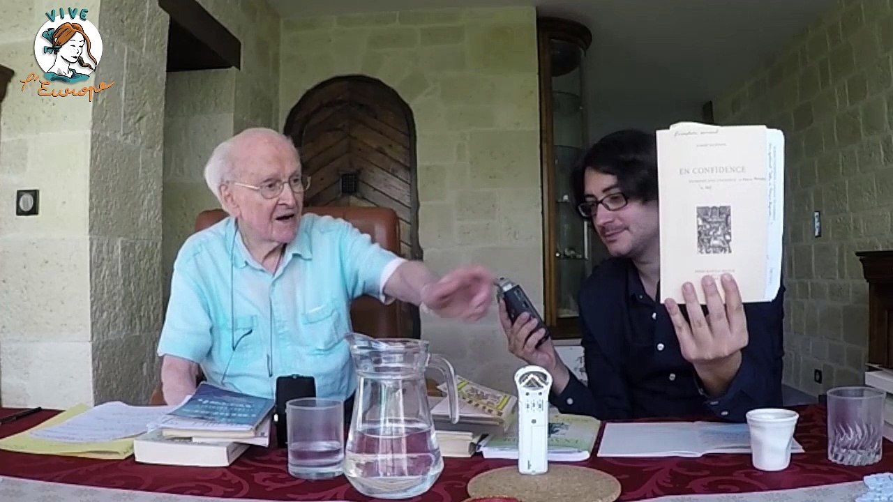 Robert Faurisson nous parle de littérature, partie 3 [Vive l'Europe, Daniel Conversano]