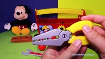 MICKEY MOUSE Clubhouse Deluxe Tool Kit Wooden Cake pizza TOYS Disney nenuco doctora juguet
