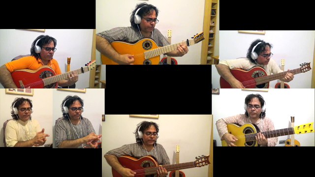 Almoraima and Else by Paco de Lucia, Ruben Diaz arr.for 5 AG Simplicio 1929 (Andalusian Guitars)