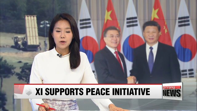 Chinese President Xi Jinping throws support for South Korean President Moon's drive for peace on Korean peninsula