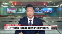 Philippines Earthquake kills 2, injures 100