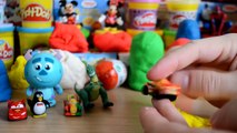 Super Surprise Easter Eggs! Kinder Smurfs Toy Story Buzz Lightning McQueen Disney Pixar Ca