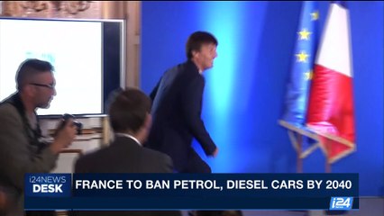 i24NEWS DESK | France to ban petrol, diesel cars by 2040 | Thursday, June 6th 2017