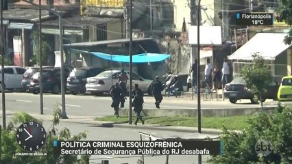 Rio de Janeiro: Secretário de Segurança Pública faz desabafo