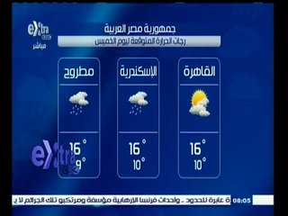 #غرفة_الأخبار | حالة الطقس ودرجات الحرارة ليوم 15 يناير 2015