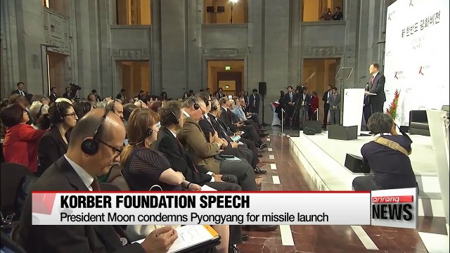 President Moon Jae-in lays out his vision for peace on the Korean Peninsula